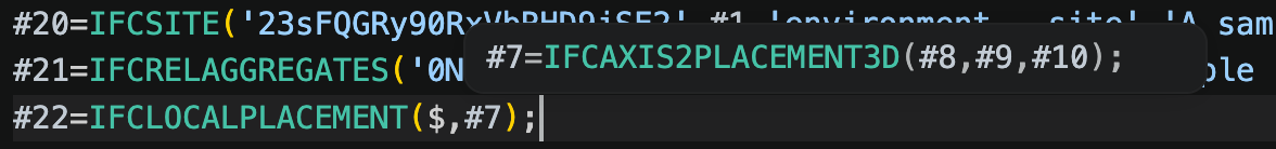 STEP ID hover preview