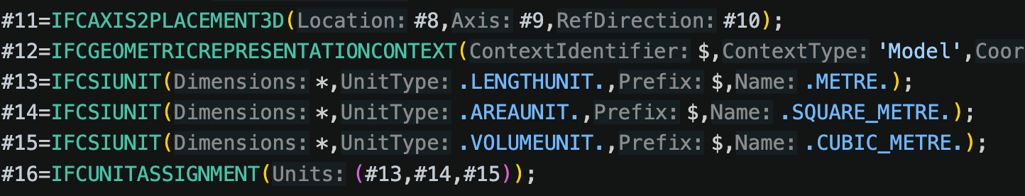 IFC parameter inlay hints